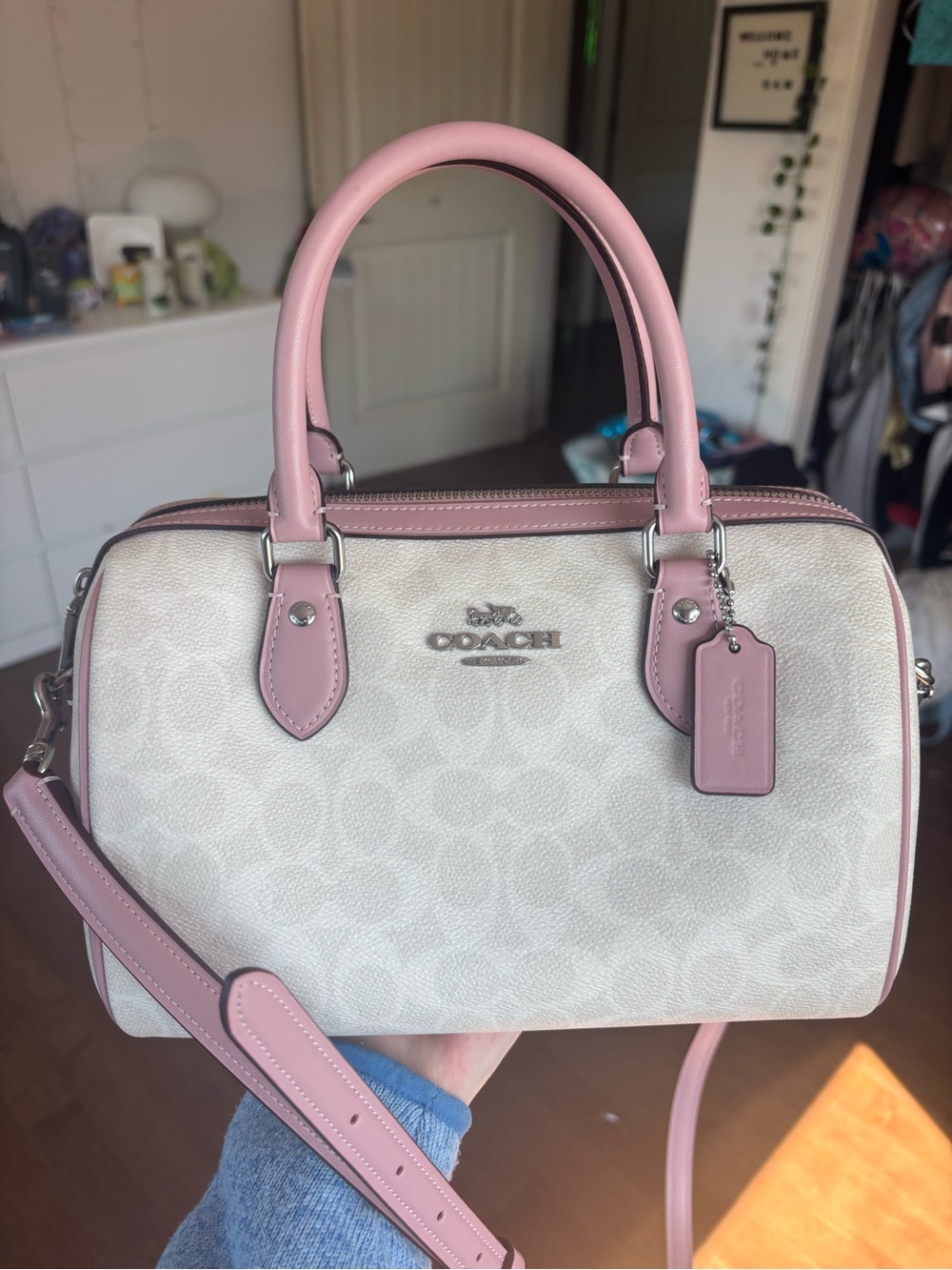 Coach Pink Medium Rowan